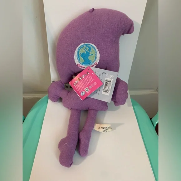 NWT Dreaming Lion LLC Aminals “I Am Momey” 100% Organic Cotton Doll Plush Gots